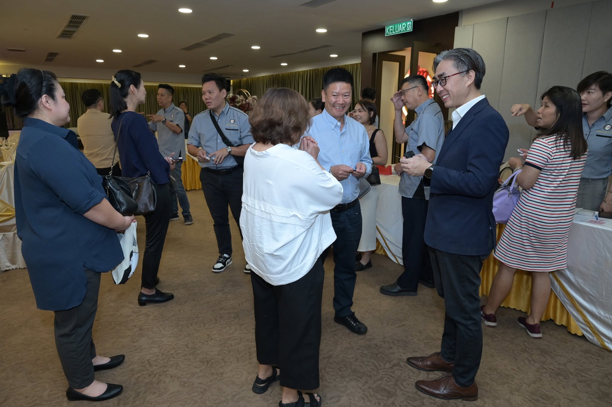 Members meeting during event arrival in Klang