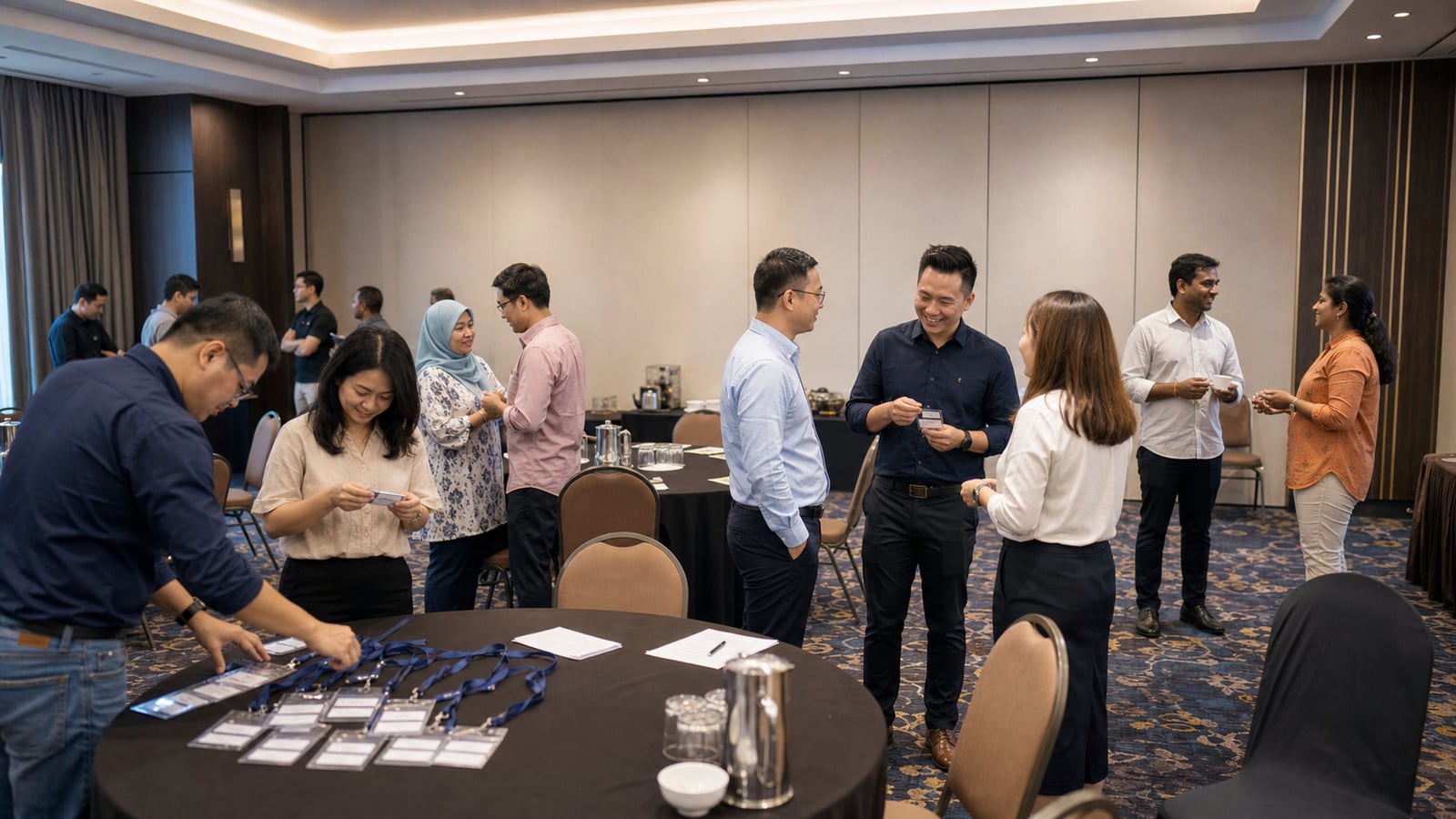 Contextual SCSME networking scene with Klang business owners