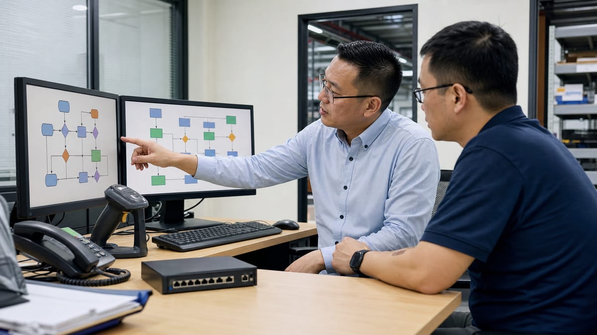 Contextual IT automation workflow review for a Klang SME